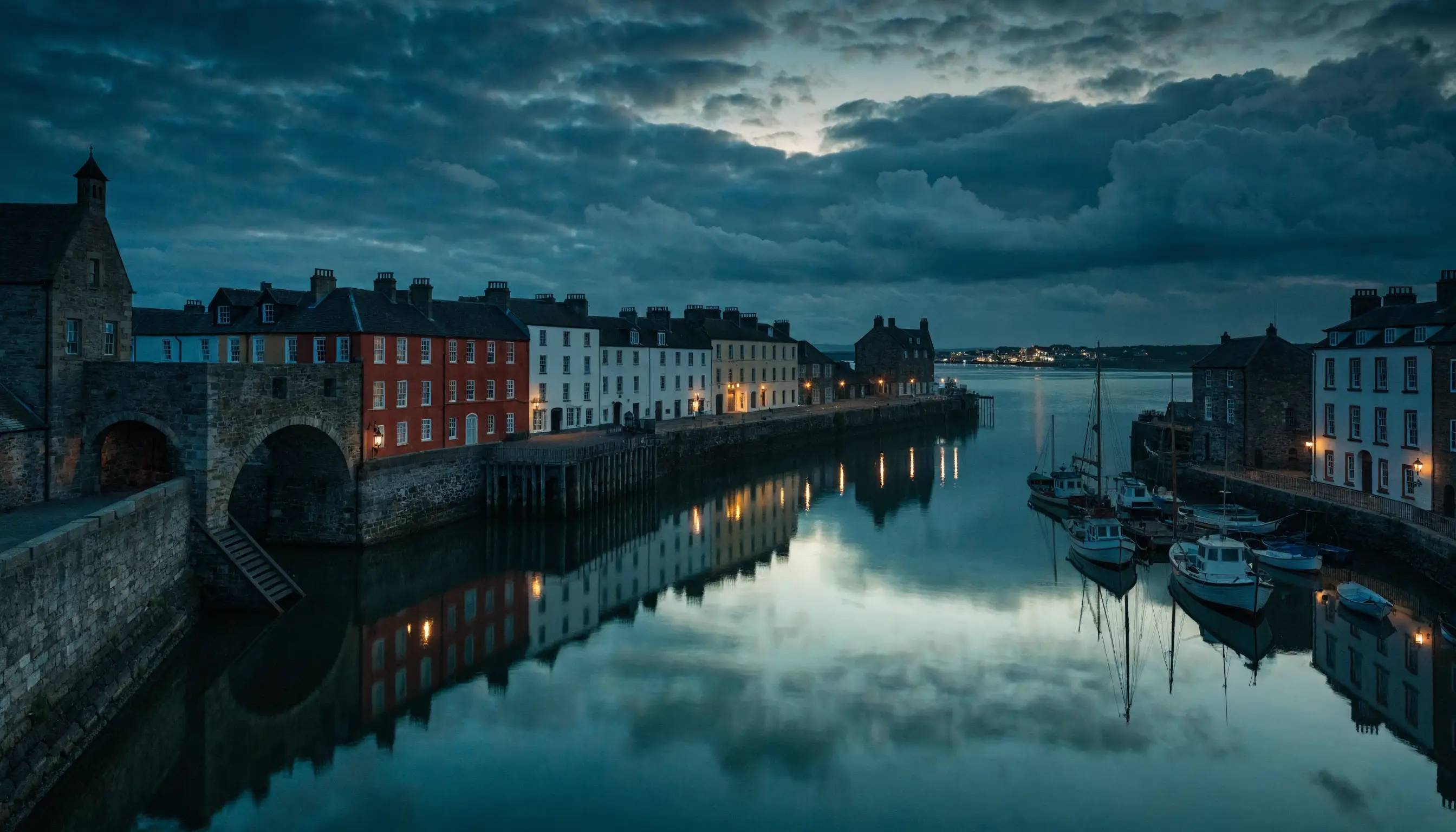 Galway waterfront at dusk — IPTV Galway by IPTV Ireland Hub
